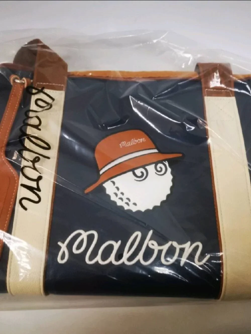 Malbon Golf Boston Bag Premium Duffle Travel Bag Golf Luxury Style